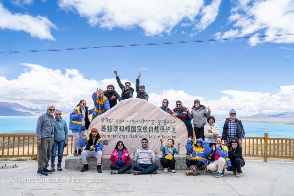 Yatra group at Kailash